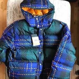 Price drop!  NORTH FACE Sierra Plaid Puffer Jacket